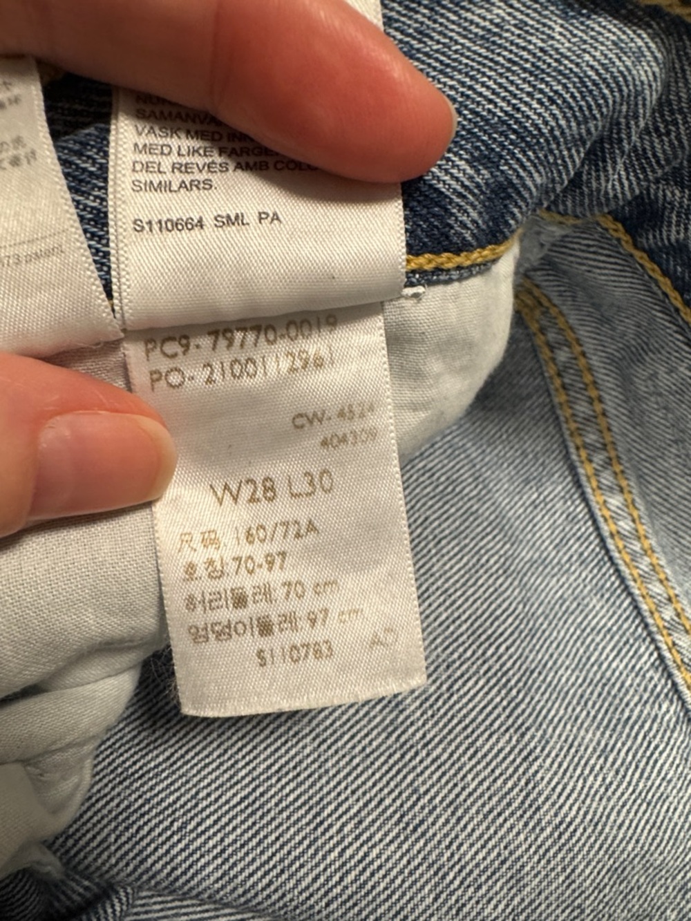Levi’s Dad Jean 28x30 Light Wash - Picture 7 of 14